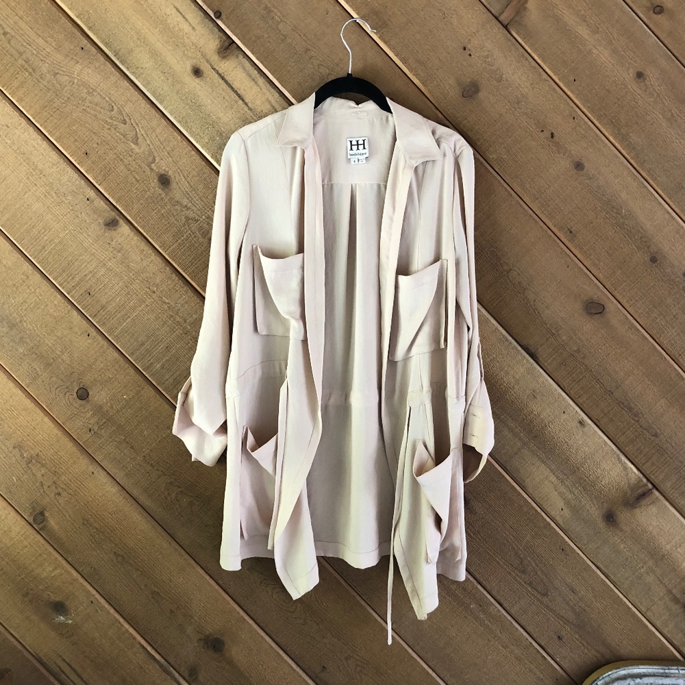 Haute Hippie crepe summer jacket, Size S